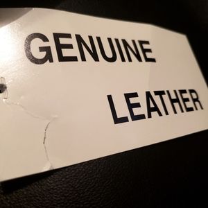 Genuine leather pants